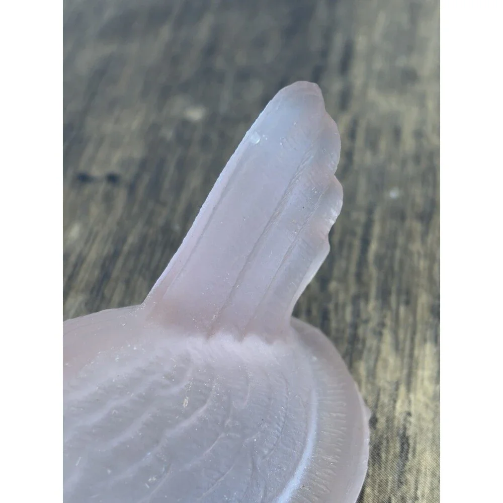 Frosted Pink Hen On Nest Salt Cellar 3.5” Rose’s Closet?